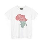 African DNA Roots T-Shirt - Africa Map Fingerprint Identity Design - Image 2