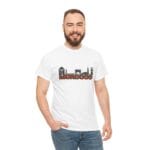 Morocco Skyline T-Shirt - Red Bold Text & Architectural Silhouette - Image 6