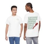 Moroccan Cities T-Shirt -Back Chefchaouen, Marrakech, Casablanca & Map Art - Image 6
