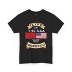 I Live in the USA but Carry Memories from Morocco T-Shirt - Expat Pride Tee