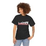 Morocco Skyline T-Shirt - Red Bold Text & Architectural Silhouette - Image 2