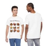 Moroccan Cuisine Icons T-Shirt - Tagine, Couscous & Mint Tea Foodie Art - Image 6