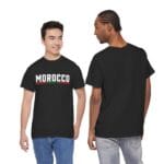 Morocco Varsity Style T-Shirt - Make a bold statement with the Morocco Varsity Style - Image 3